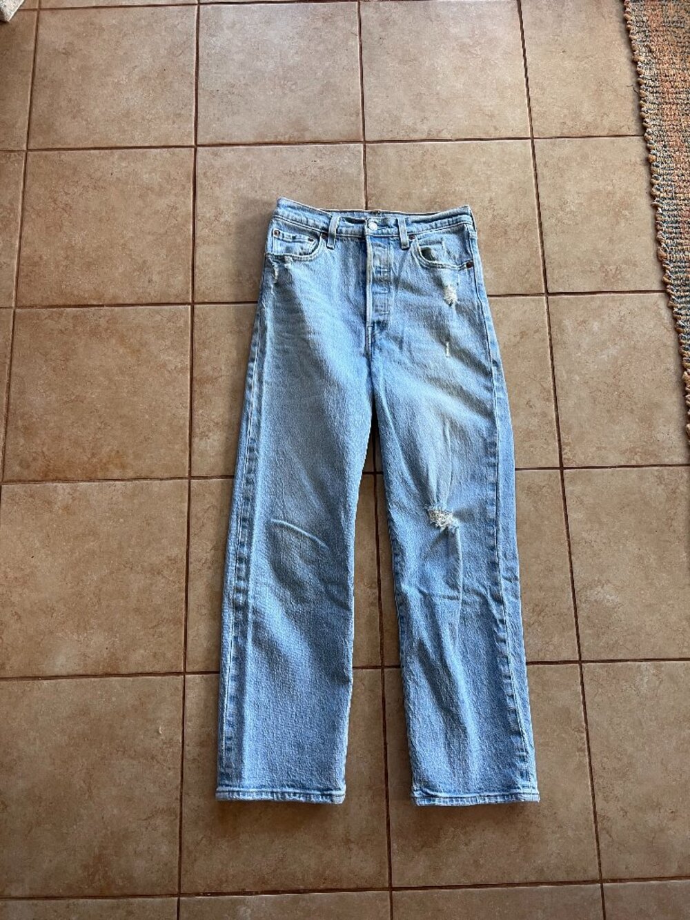 Levi's ribcage straight ankle